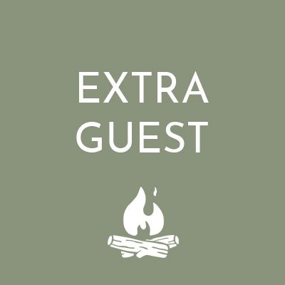 Extra Guests can stay at the Retreat for £300 each