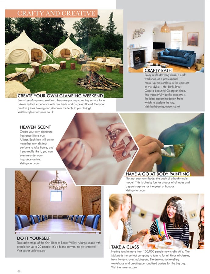 Magazine feature on The Badminton Retreat in Your Bristol and Somerset Wedding